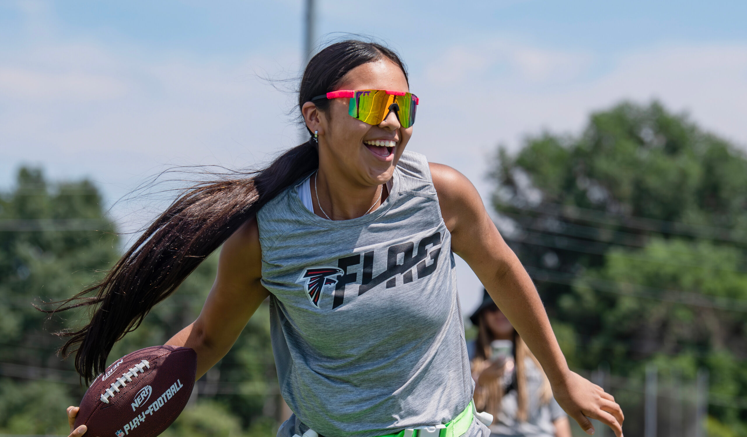 Atlanta Falcons help Lockwood prepare for inaugural girls flag football season
